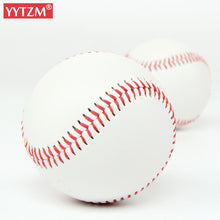 Load image into Gallery viewer, Baseball No. 9 Softball Hardball Training Handmade Balls Fitness Products White Safety Kid Baseballs Men's Practice Team Game
