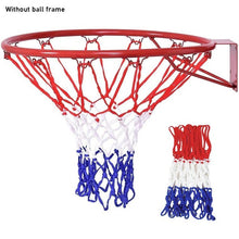 Load image into Gallery viewer, 6 Mm Basketball Rim Mesh Net Durable Basketball Net Net Mesh Standard Goal Nylon Hoop Rims Duty Rim Fits Heavy Basketball Q4N0
